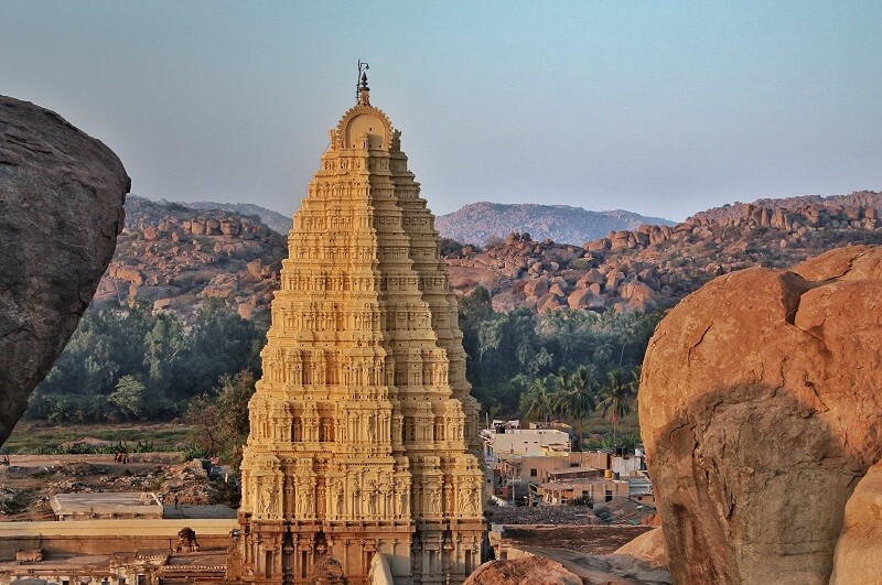 The amazing and iconic Virupaksha Temple of Hampi
