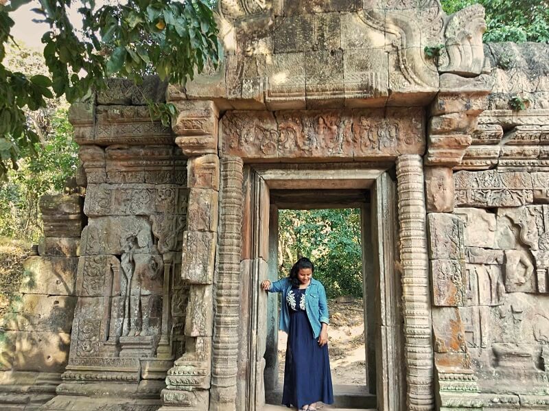 Exploring the Ruins of Angkor Temple complex