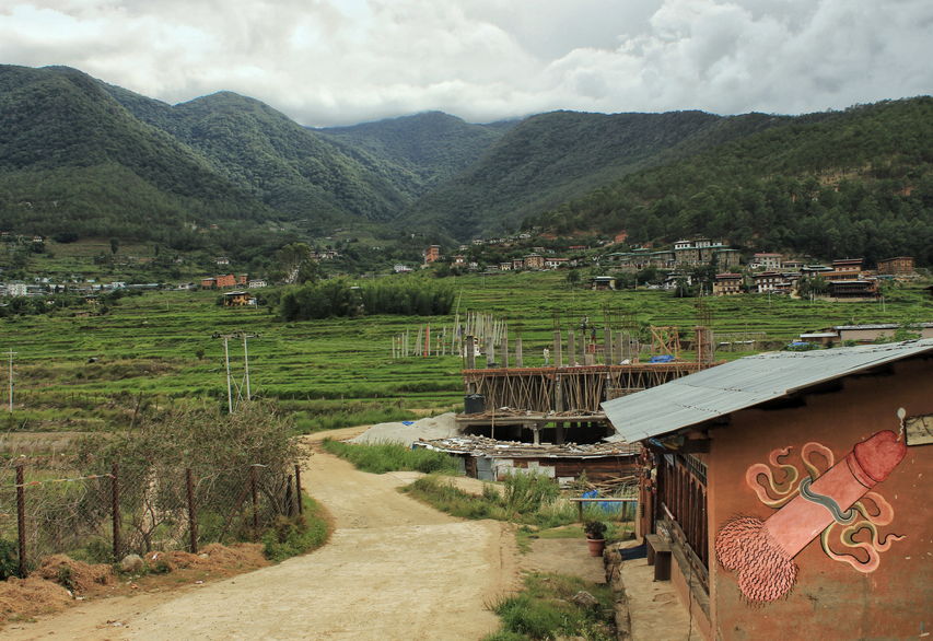 Walk through the Phallus Village of Punakha - Must Do in Bhutan Travel Itinerary