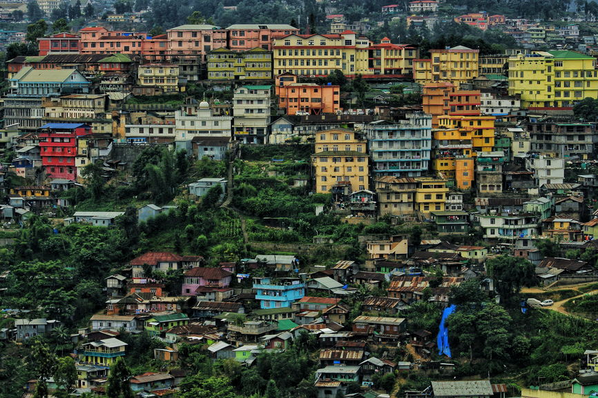 The view of Kohima town