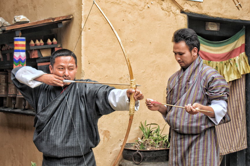 Archery is the National Game of Bhutan