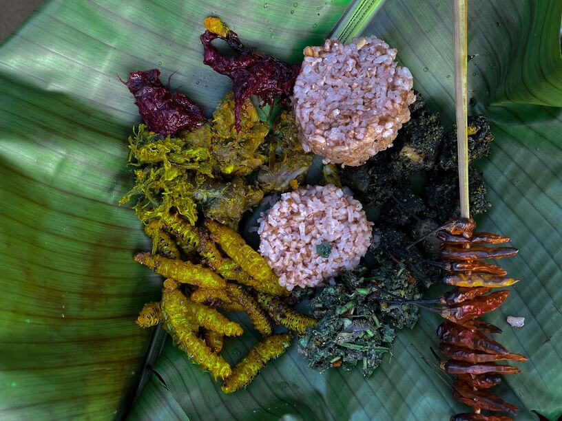 Glimpse of traditional food of Hill Tiwa Tribe
