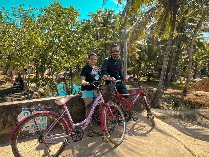 cycling around the lanes of Munroe Island