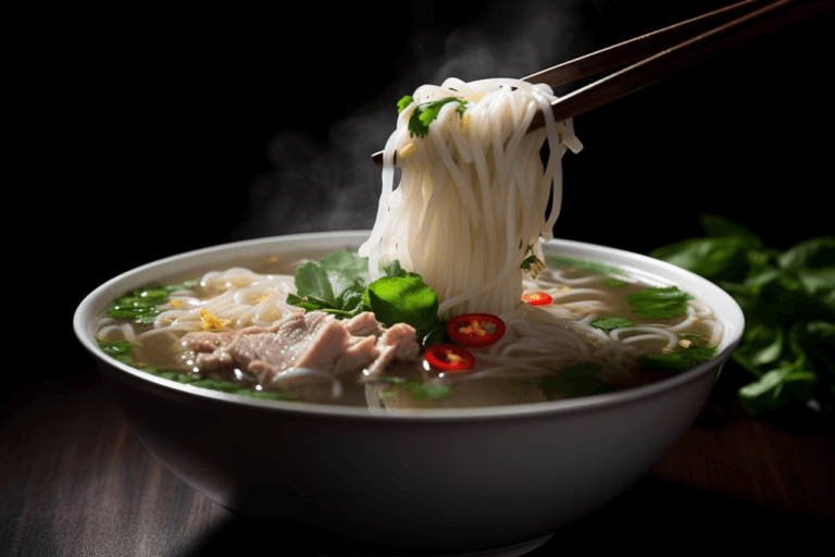 Pho Noodles - Authentic Vietnamese cuisine - soupy noodles