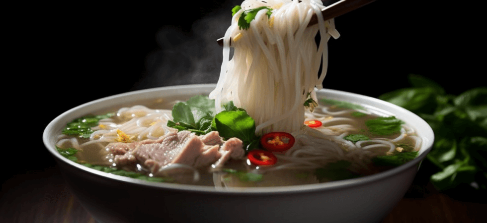 Pho Noodles - Authentic Vietnamese cuisine - soupy noodles