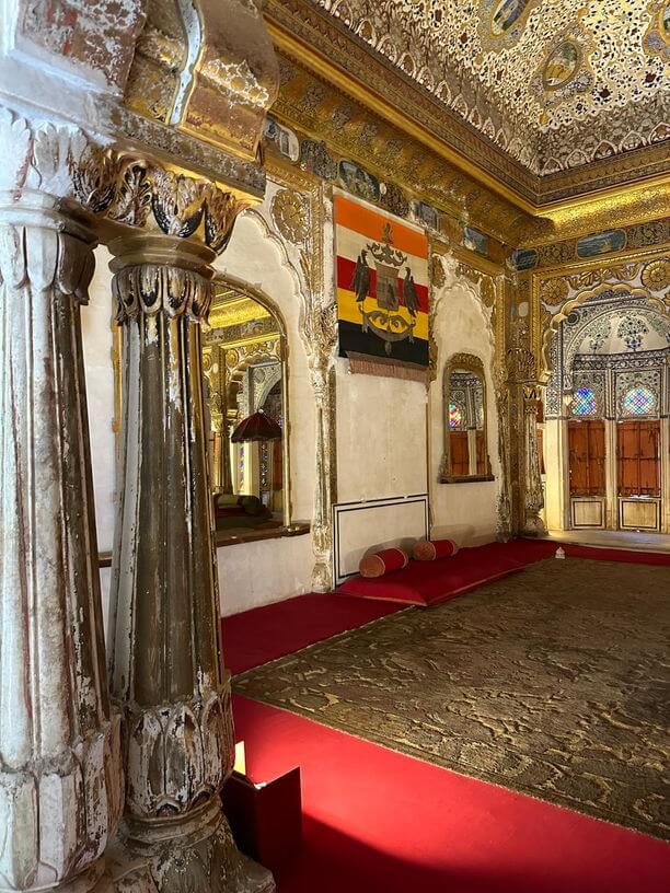 Inside Sheesh Mahal of Mehrangarh Fort 